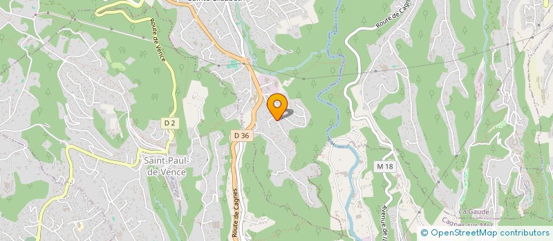 localisation de l'entreprise MONSIEUR DAVID MALLARD  VENCE