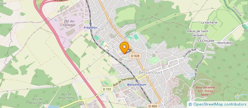 localisation de l'entreprise MONSIEUR DAVID MAMPUYA  BESSANCOURT