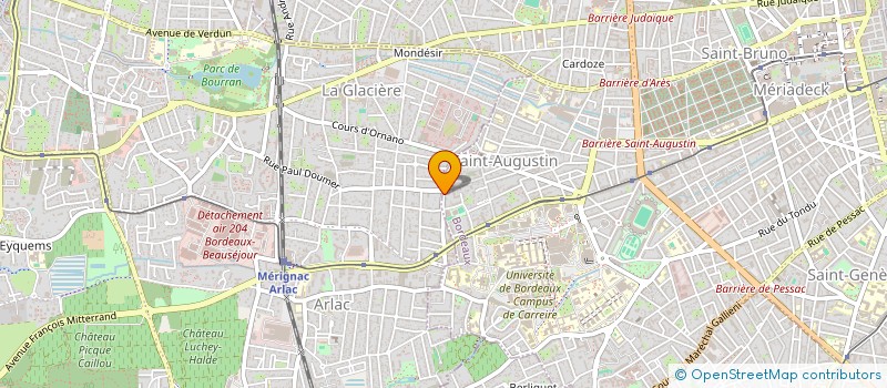 localisation de l'entreprise MONSIEUR DAVID MANAUD à BORDEAUX