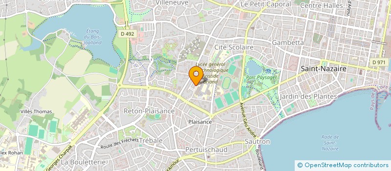 localisation de l'entreprise MONSIEUR DAVID MANCOSU  SAINT-NAZAIRE