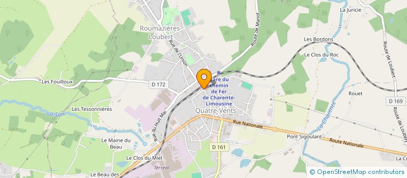 localisation de l'entreprise MONSIEUR DAVID MANDON à TERRES-DE-HAUTE-CHARENTE