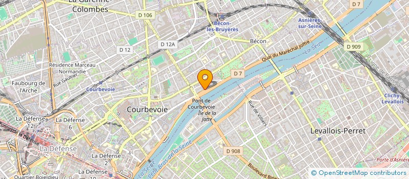 localisation de l'entreprise MONSIEUR DAVID MANIFESTE à COURBEVOIE