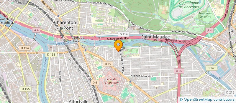 localisation de l'entreprise MONSIEUR DAVID MANSCOUR  MAISONS-ALFORT