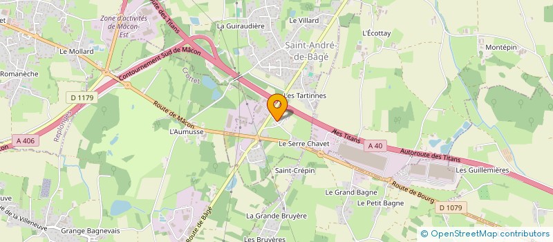 localisation de l'entreprise MONSIEUR DAVID MANTOUX  SAINT-ANDRE-DE-BAGE