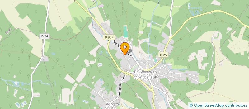 localisation de l'entreprise MONSIEUR DAVID MAQUIN à BRUYERES-ET-MONTBERAULT