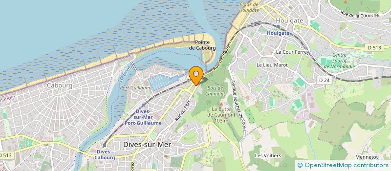 localisation de l'entreprise MONSIEUR DAVID MARAIS à DIVES-SUR-MER