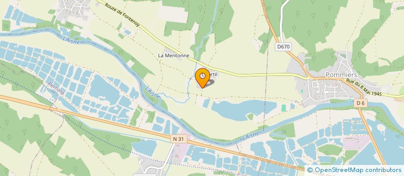 localisation de l'entreprise MONSIEUR DAVID MARANDEL  OSLY-COURTIL