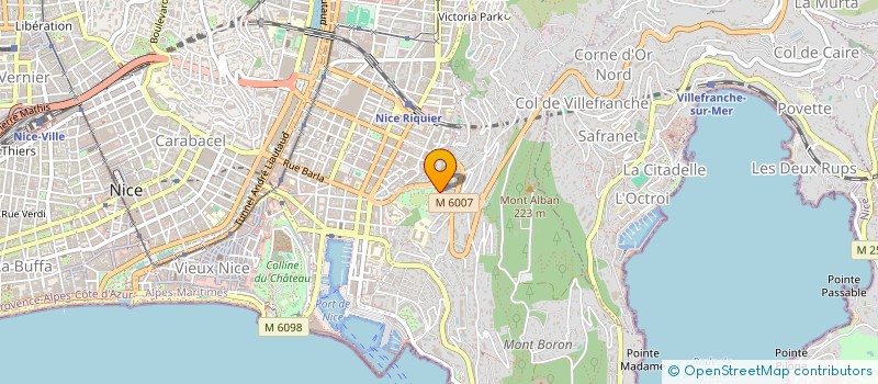 localisation de l'entreprise MONSIEUR DAVID MARCEL ANDRE PROASKAT à NICE