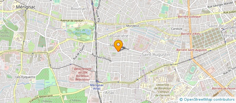 localisation de l'entreprise MONSIEUR DAVID MARCELON  MERIGNAC