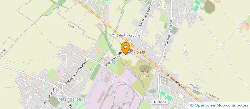 localisation de l'entreprise MONSIEUR DAVID MARCHAL  MAZINGARBE