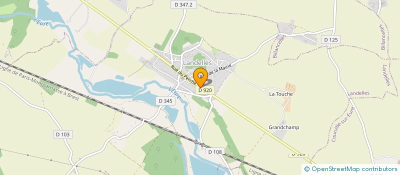 localisation de l'entreprise MONSIEUR DAVID MARCHAND à LANDELLES