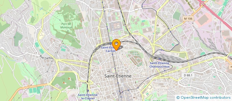 localisation de l'entreprise MONSIEUR DAVID MARCHAT  SAINT-ETIENNE