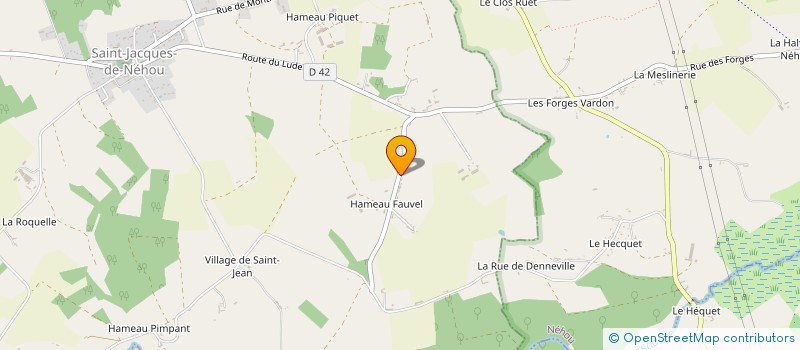 localisation de l'entreprise MONSIEUR DAVID MARCHERON  SAINT-JACQUES-DE-NEHOU