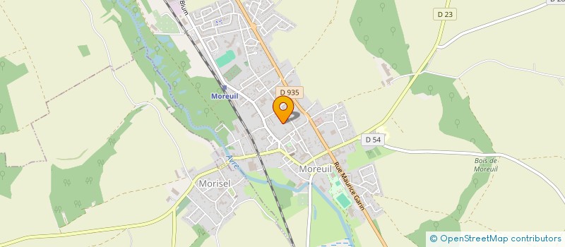 localisation de l'entreprise MONSIEUR DAVID MARCHESI  MOREUIL