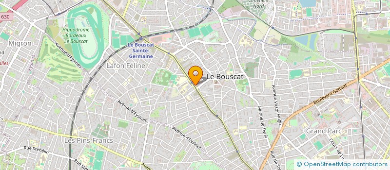 localisation de l'entreprise MONSIEUR DAVID MARCHESSEAU à LE BOUSCAT