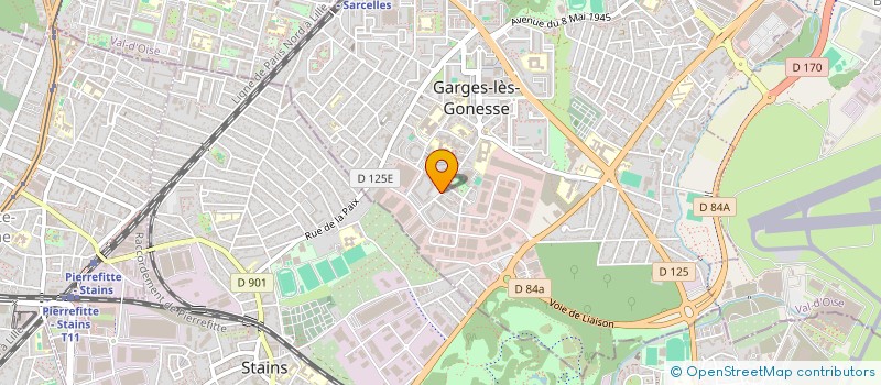 localisation de l'entreprise MONSIEUR DAVID MAREM-M'BOUA  GARGES-LES-GONESSE