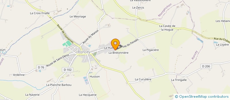 localisation de l'entreprise MONSIEUR DAVID MARIE à NOTRE-DAME-DE-CENILLY