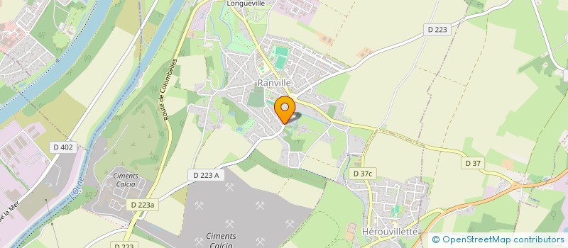 localisation de l'entreprise MONSIEUR DAVID MARIE  RANVILLE