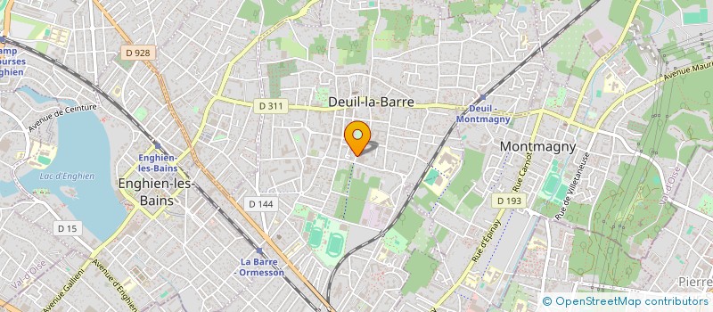 localisation de l'entreprise MONSIEUR DAVID MARIE à DEUIL-LA-BARRE