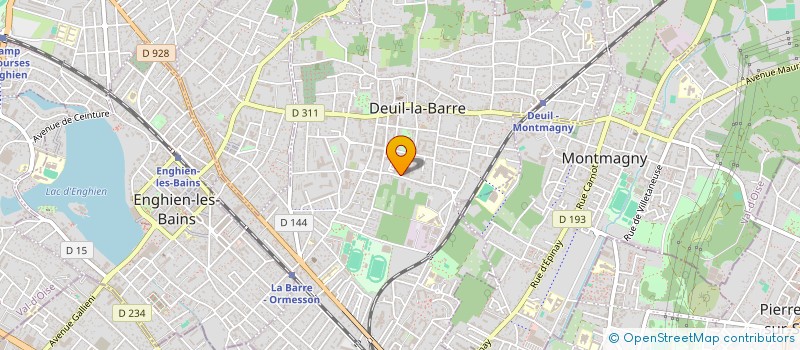 localisation de l'entreprise MONSIEUR DAVID MARIE-DELCASSE à DEUIL-LA-BARRE