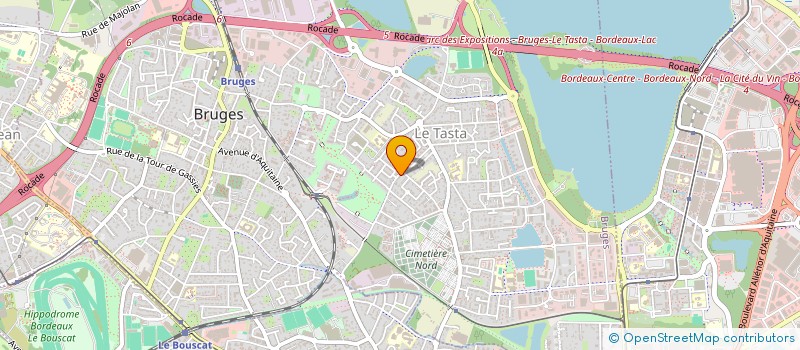 localisation de l'entreprise MONSIEUR DAVID MARINHO  BRUGES