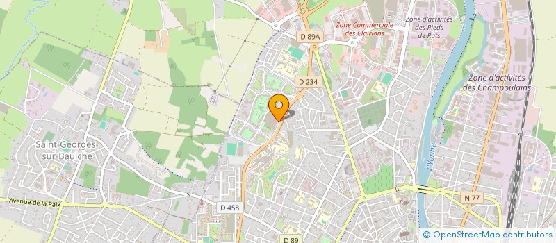 localisation de l'entreprise MONSIEUR DAVID MARLE  AUXERRE