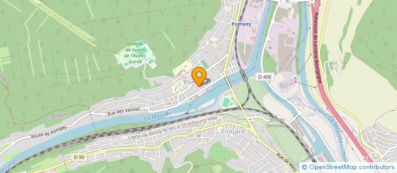 localisation de l'entreprise MONSIEUR DAVID MARLIER  POMPEY