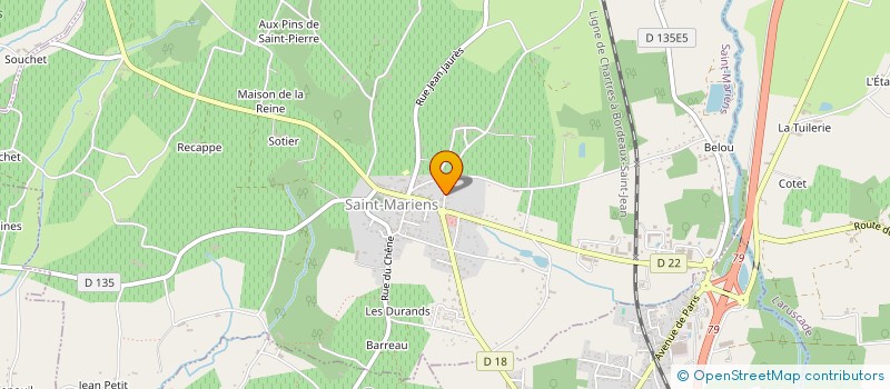 localisation de l'entreprise MONSIEUR DAVID MARQUES  SAINT-MARIENS