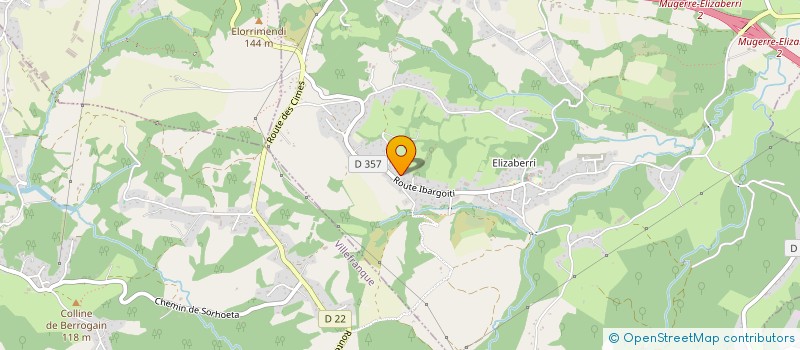 localisation de l'entreprise MONSIEUR DAVID MARRO OURET  MOUGUERRE