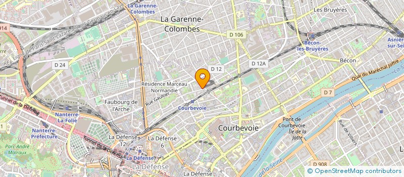 localisation de l'entreprise MONSIEUR DAVID MARSH à COURBEVOIE