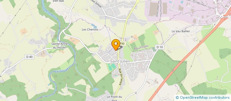 localisation de l'entreprise MONSIEUR DAVID MARSOUIN à SAINT-JULIEN