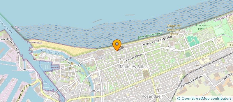 localisation de l'entreprise MONSIEUR DAVID MARTIN à DUNKERQUE