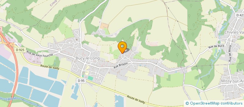 localisation de l'entreprise MONSIEUR DAVID MARTIN  TERNY-SORNY