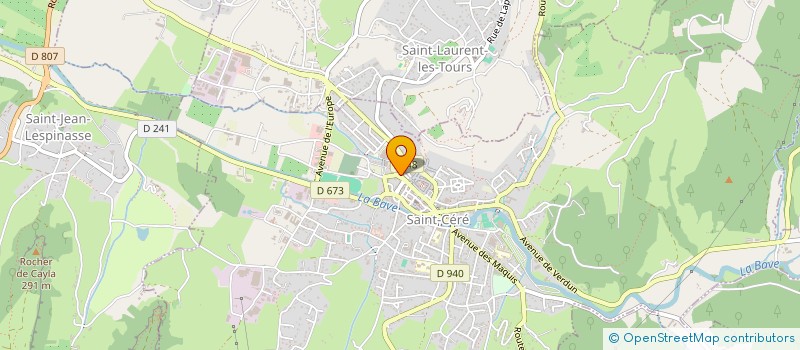 localisation de l'entreprise MONSIEUR DAVID MARTIN  SAINT-CERE