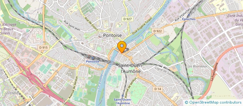 localisation de l'entreprise MONSIEUR DAVID MARTIN  SAINT-OUEN-L'AUMONE