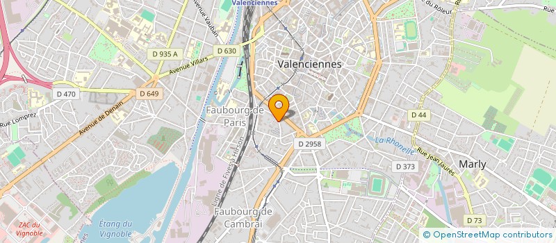 localisation de l'entreprise MONSIEUR DAVID MARTIN à VALENCIENNES