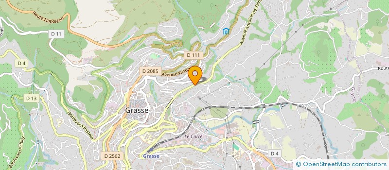localisation de l'entreprise MONSIEUR DAVID MARTIN à GRASSE