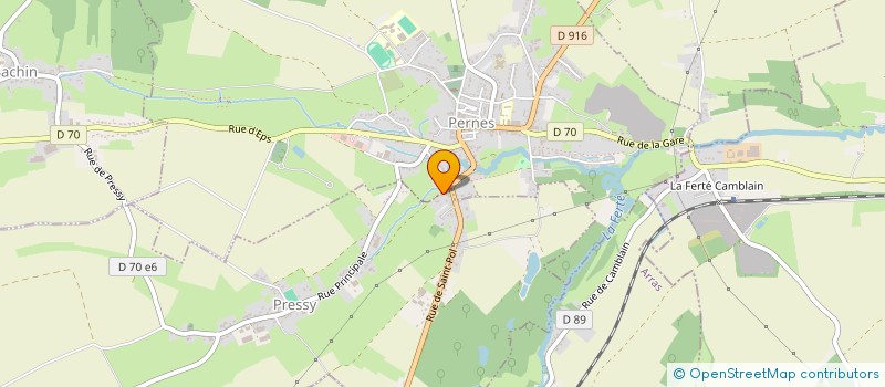 localisation de l'entreprise MONSIEUR DAVID MARTINAGE  PRESSY