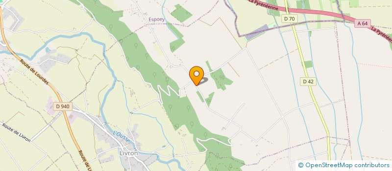 localisation de l'entreprise MONSIEUR DAVID MARTINE  LIVRON