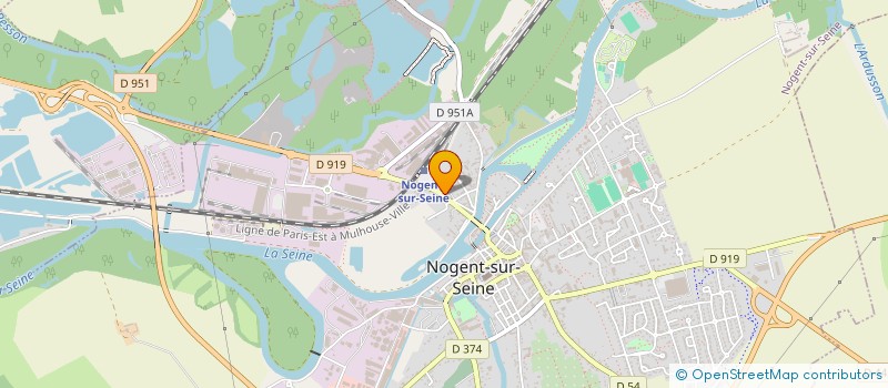 localisation de l'entreprise MONSIEUR DAVID MARTINET  NOGENT-SUR-SEINE