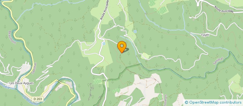 localisation de l'entreprise MONSIEUR DAVID MARTINET  SANILHAC