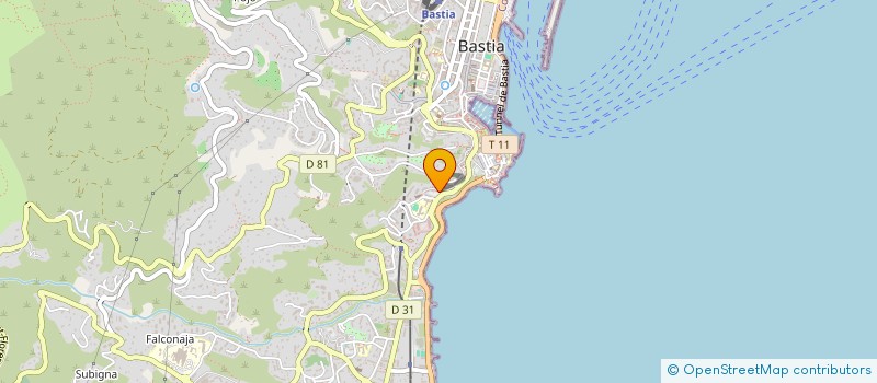localisation de l'entreprise MONSIEUR DAVID MARTINETTI à BASTIA