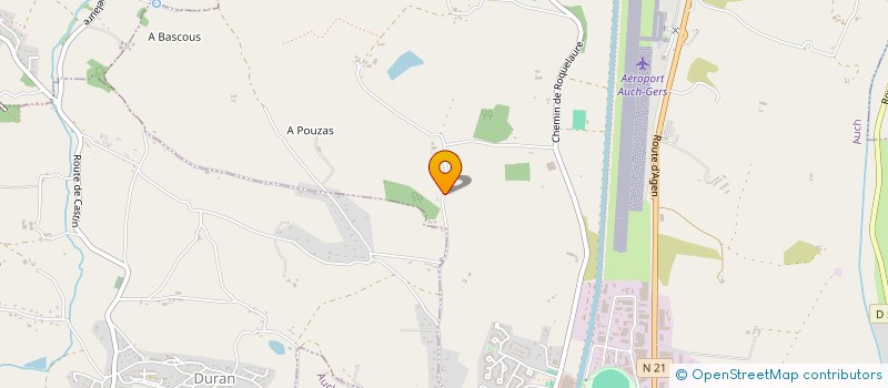 localisation de l'entreprise MONSIEUR DAVID MARTINEZ  AUCH