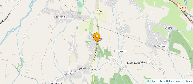 localisation de l'entreprise MONSIEUR DAVID MARTINEZ  LABRUGUIERE