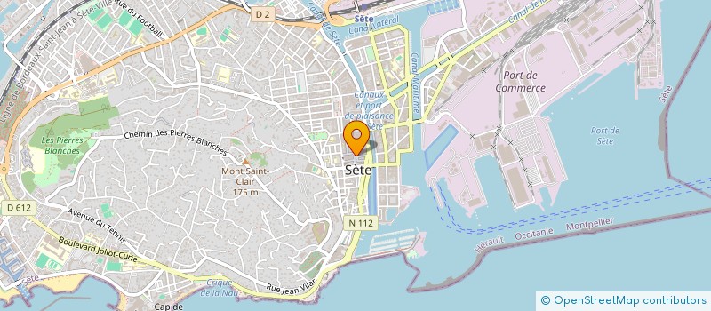 localisation de l'entreprise MONSIEUR DAVID MARTINEZ  BALARUC-LES-BAINS