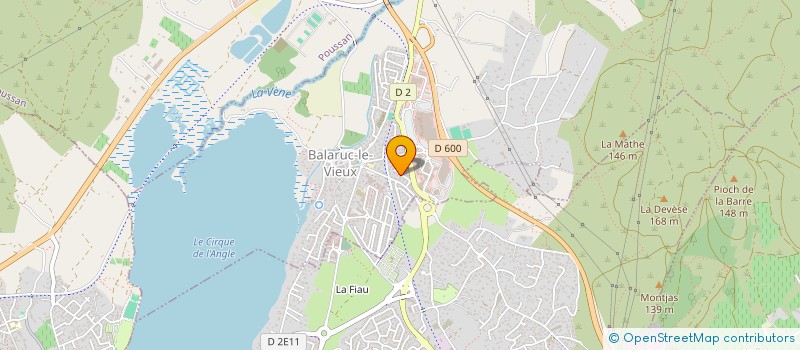 localisation de l'entreprise MONSIEUR DAVID MARTINEZ  BALARUC-LE-VIEUX