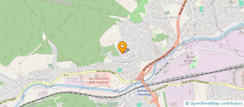 localisation de l'entreprise MONSIEUR DAVID MARTINO  CLOUANGE