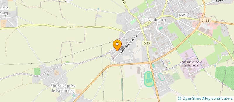 localisation de l'entreprise MONSIEUR DAVID MARTINS  LE NEUBOURG