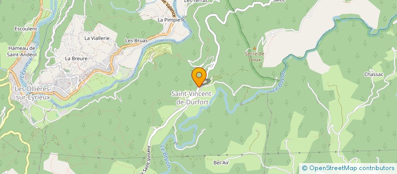 localisation de l'entreprise MONSIEUR DAVID MARTINY  SAINT-VINCENT-DE-DURFORT