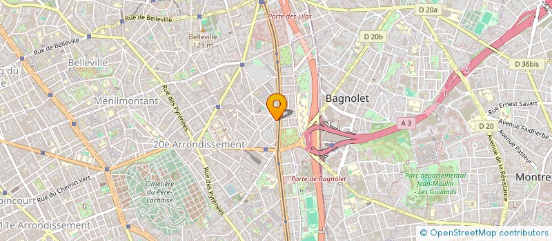 localisation de l'entreprise MONSIEUR DAVID MARVIER  PARIS